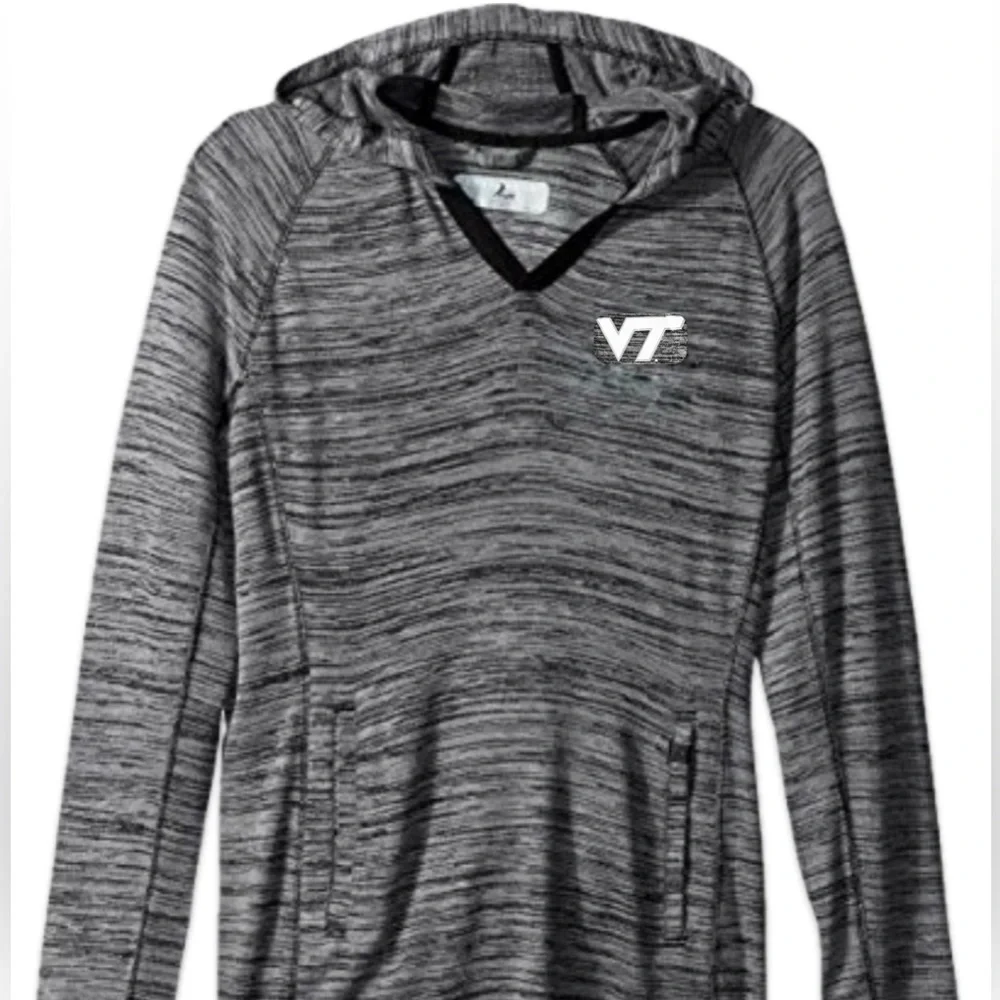 NWT [Levelwear] Virginia Tech Hokies NCAA Lexi Hooded Pullover Women’s Sz Large - Picture 2 of 12